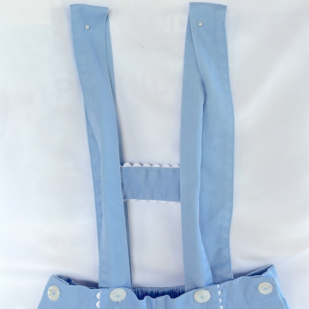 NWOT NECK & NECK KIDS EUROPEAN STYLE KIDS’ OVERALLS  BLUE SIZE 4 MADE IN SPAIN - Picture 4 of 11